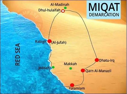Miqat Map